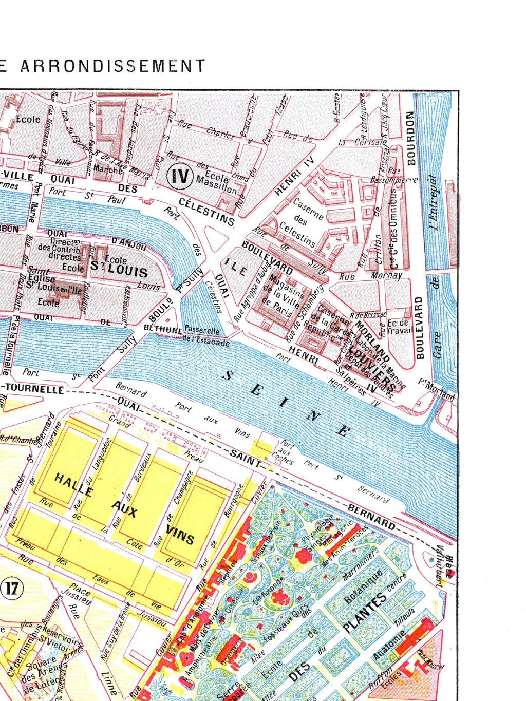 Paris | 1900 | 5th Arrondissement | Vintage Map