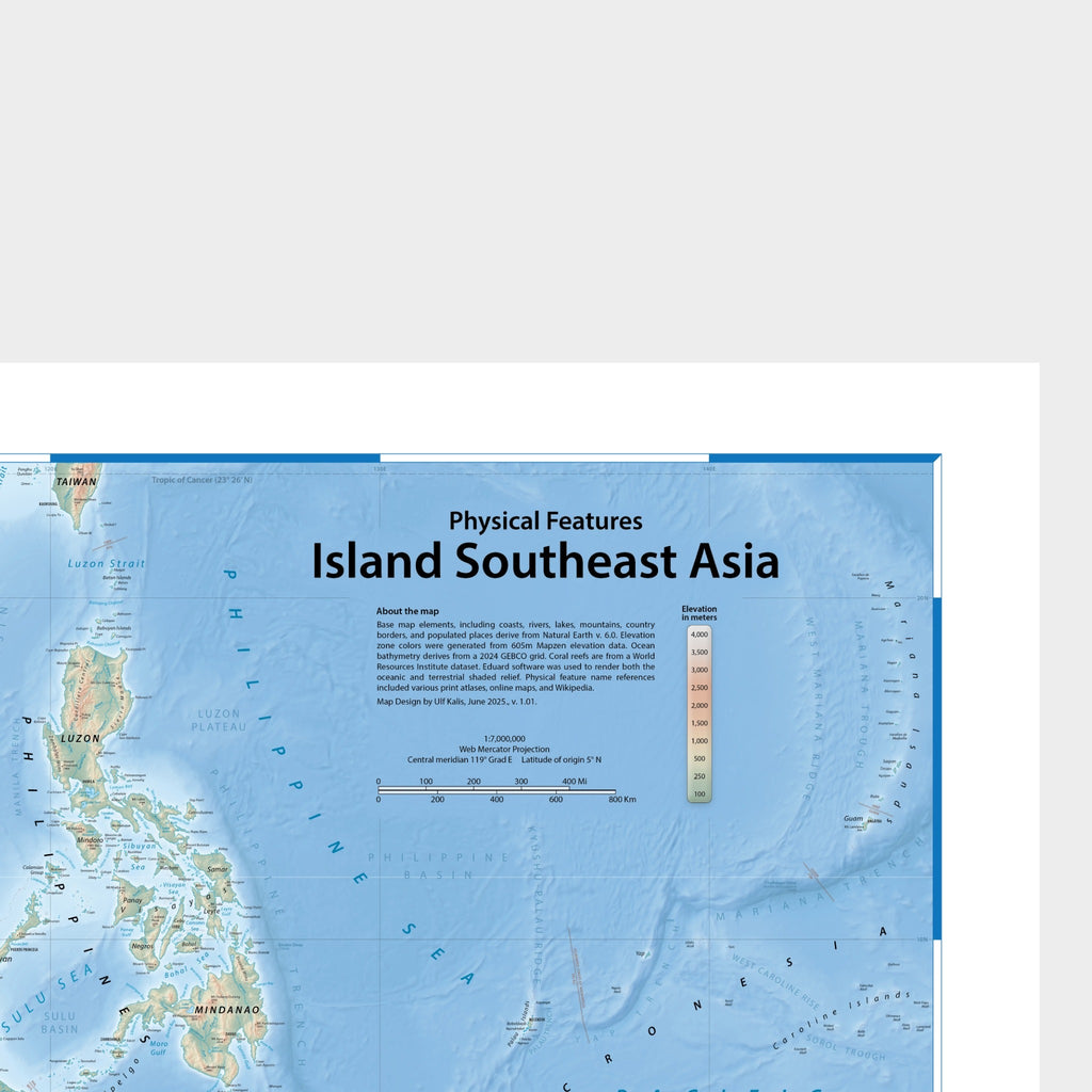 Map of the Islands of Southeast Asia