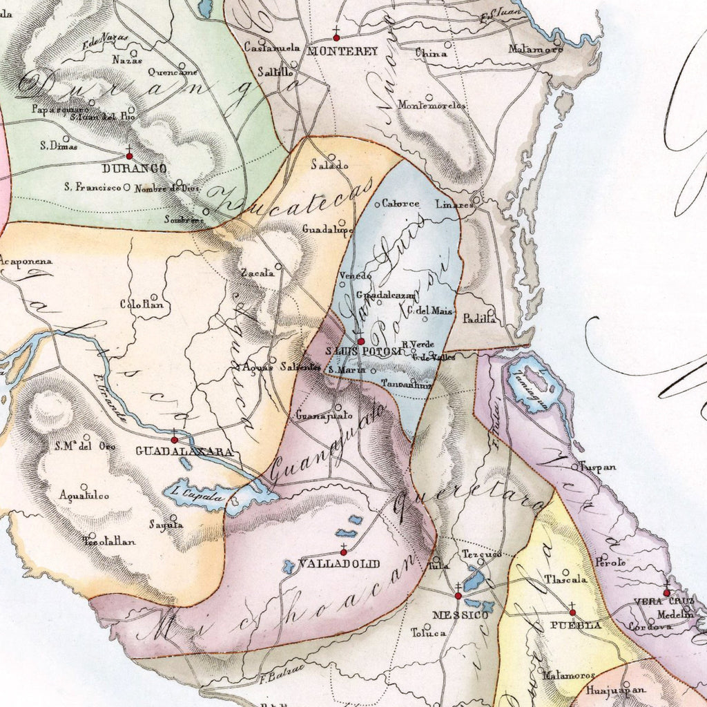 Kirchenatlas | Mexico | Vintage Map