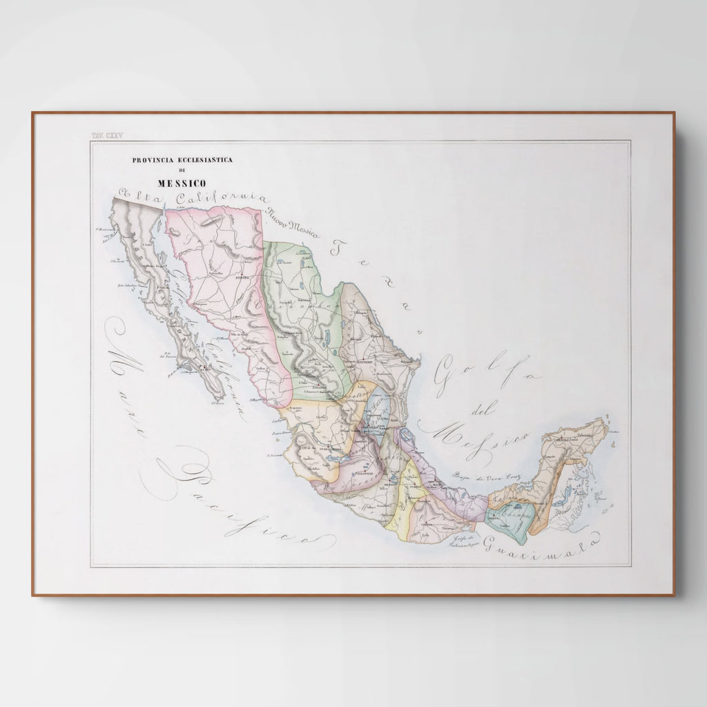Kirchenatlas | Mexico | Vintage Map