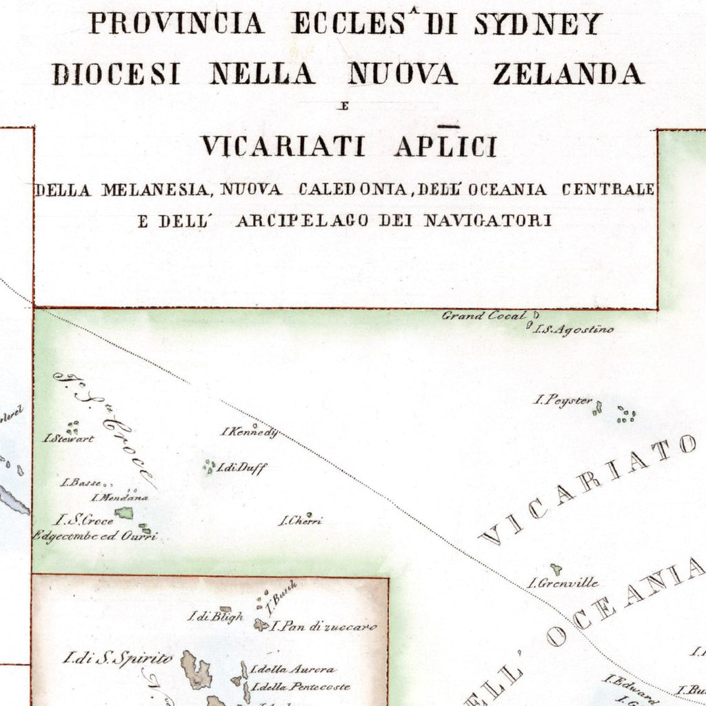 Kirchenatlas | Sydney | Australien | Vintage Map