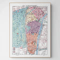 Paris | 1900 | 16. Arrondissement | Vintage Map