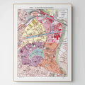Paris | 1900 | 19. Arrondissement | Vintage Map