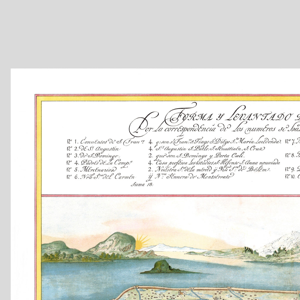 Mexico-City | Mexico | 1628 | Giclée-Druck
