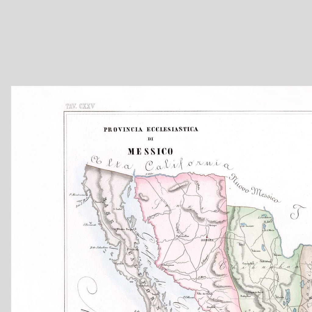 Kirchenatlas | Mexico | Vintage Map