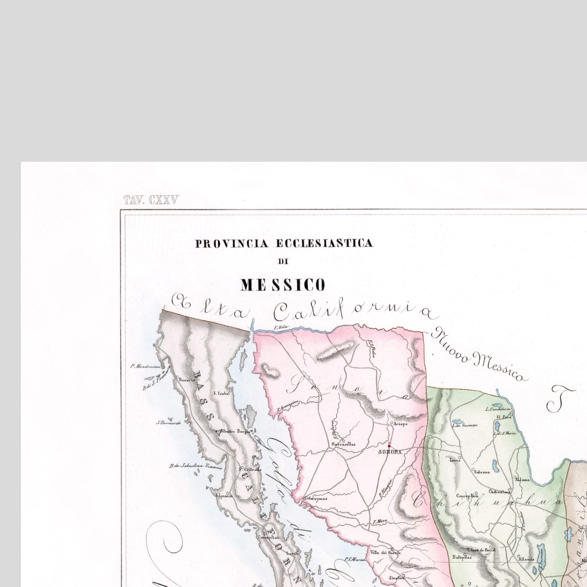 Kirchenatlas | Mexico | Vintage Map