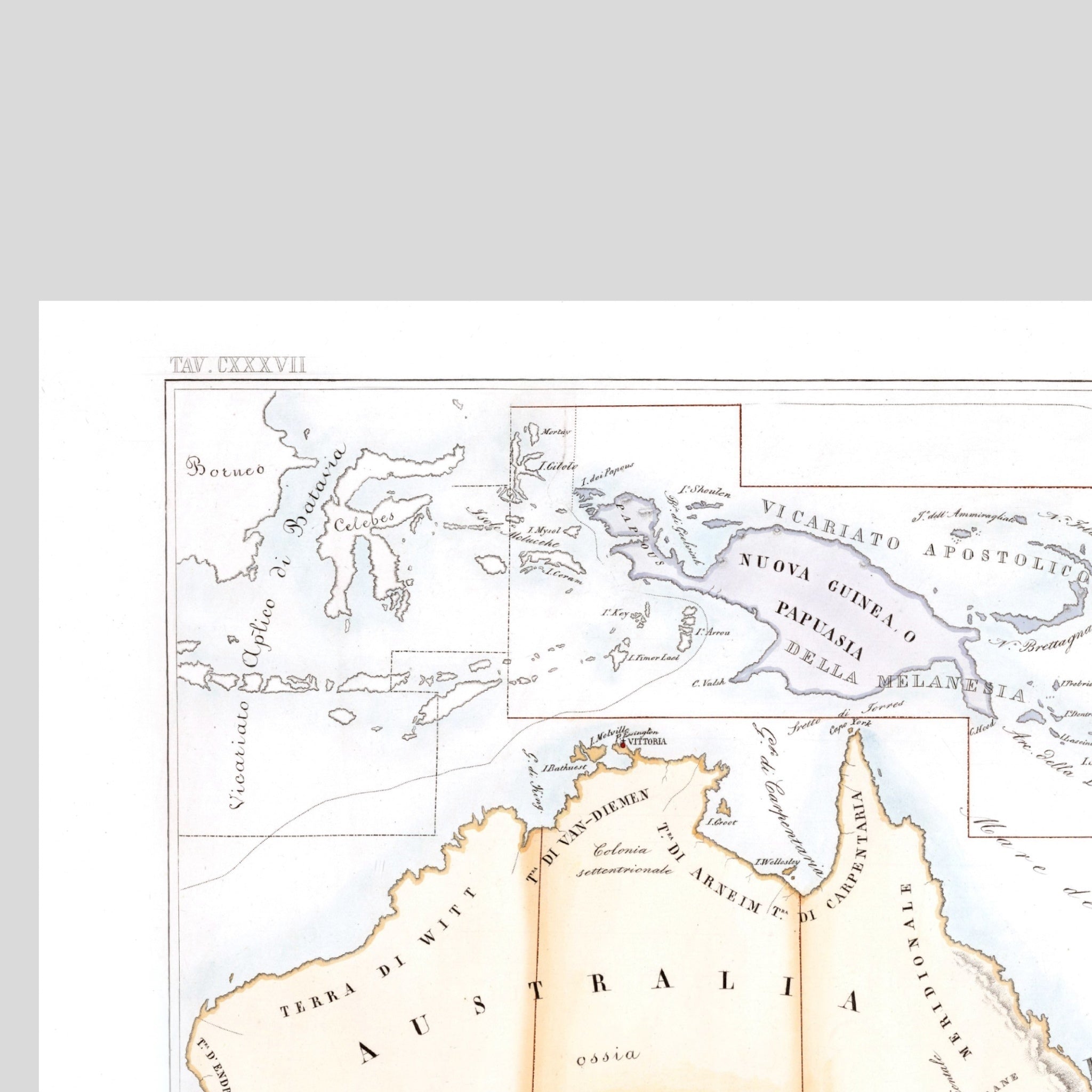 Kirchenatlas | Sydney | Australien | Vintage Map
