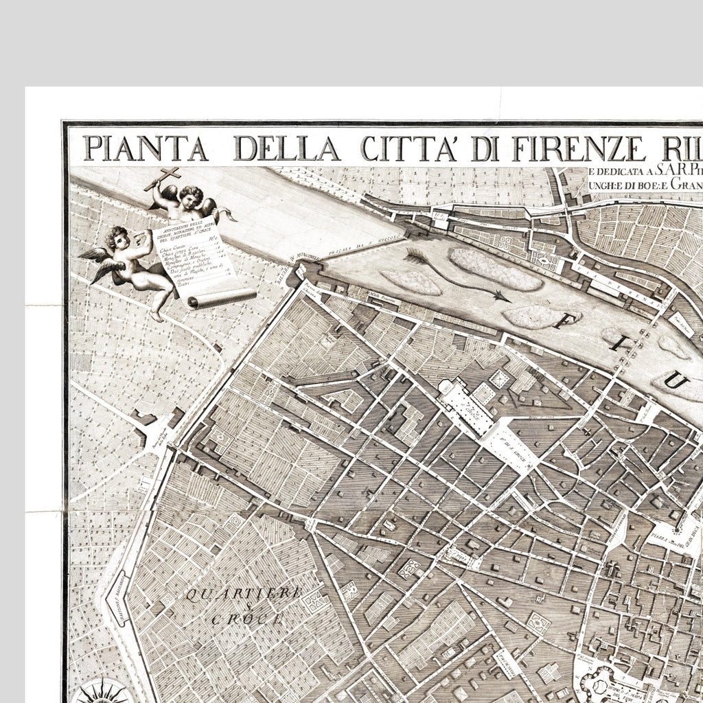 Florenz | Italien | Stadtplan | Vintage Map (Kopie)