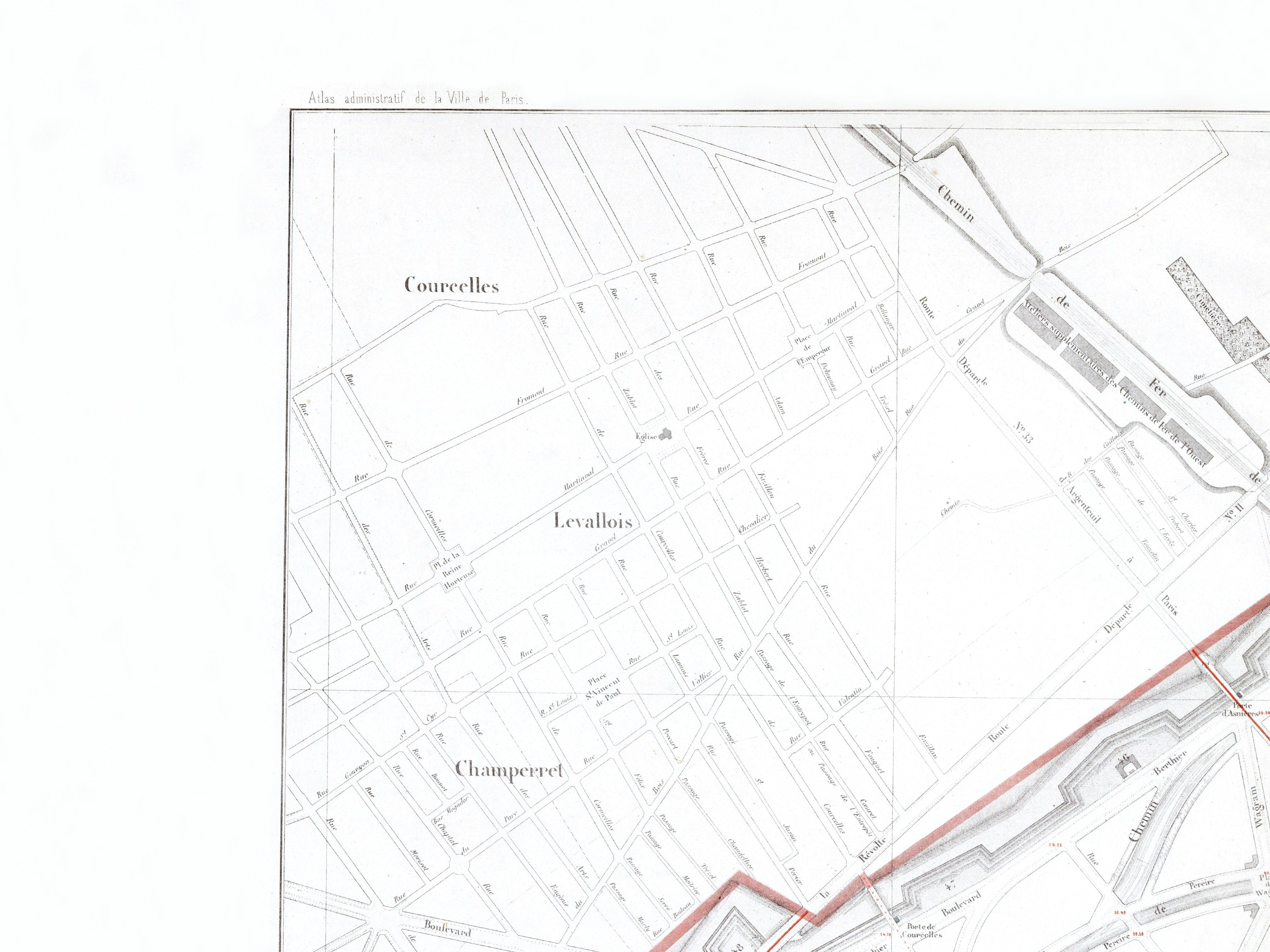 Haussmann | Paris | 17. Arrondissement | Vintage Map