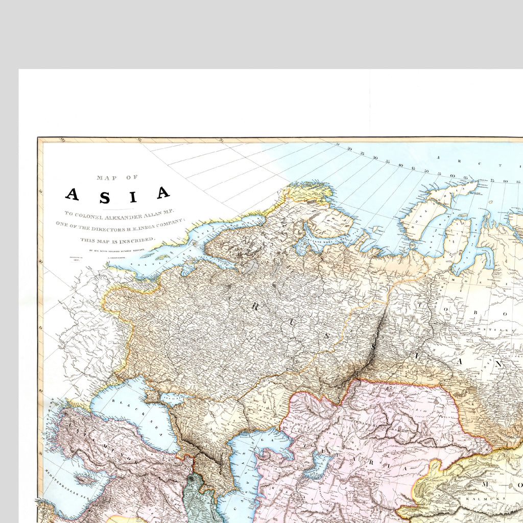 Asia | 1827 | Mapa antiguo
