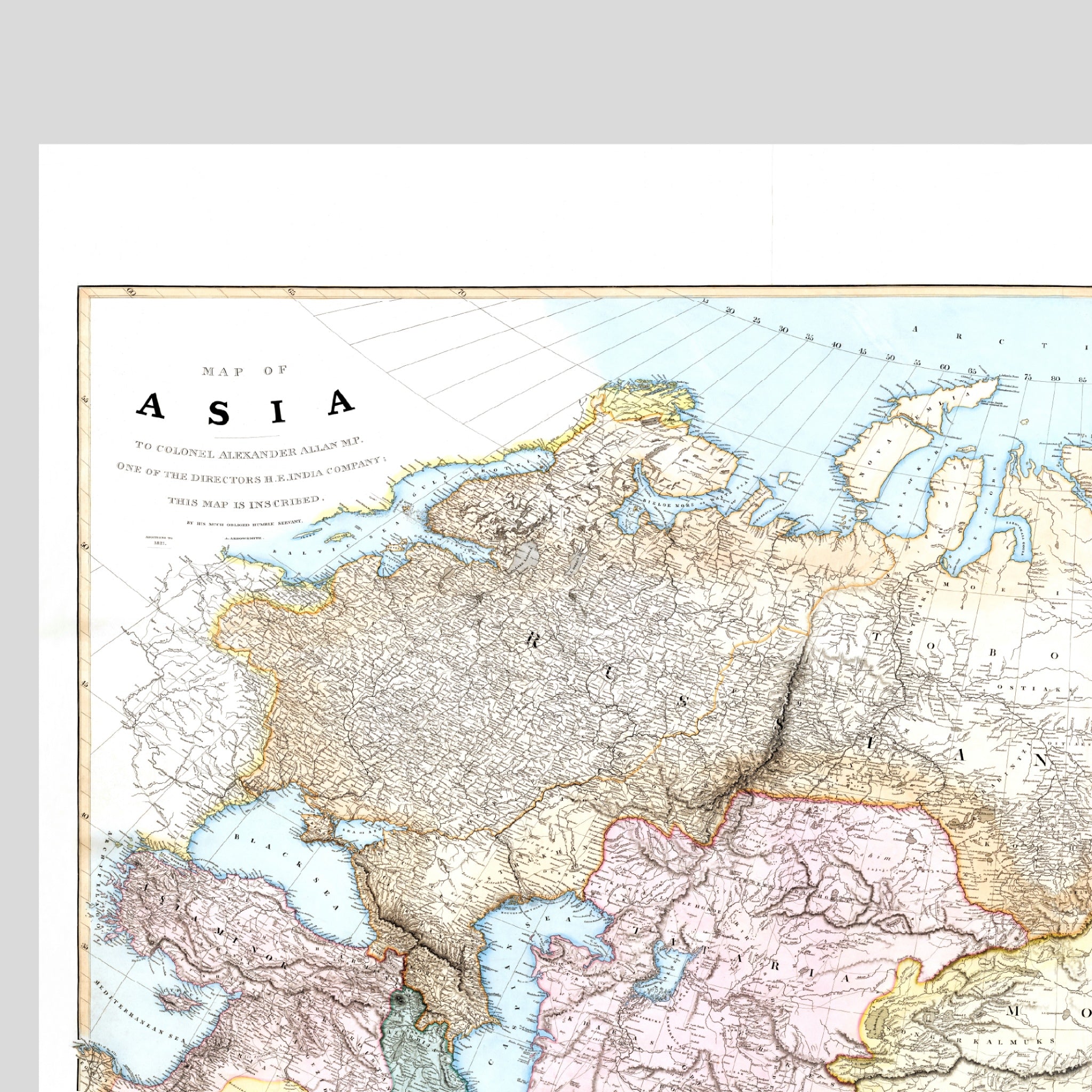 Asia | 1827 | Mapa antiguo