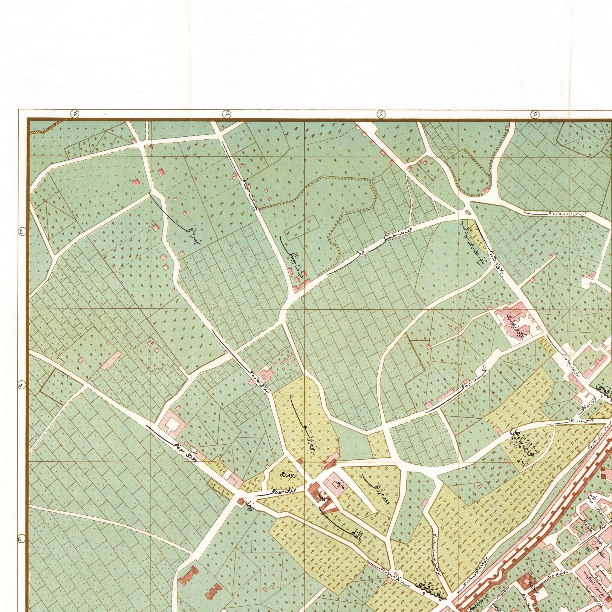 Istanbul | Konstantinopel | Eminönü-Fati | Stadtplan | Vintage Map