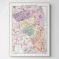 Paris | 1900 | 20. Arrondissement | Vintage Map