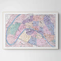 París | 1900 | Mapa General | Mapa Vintage