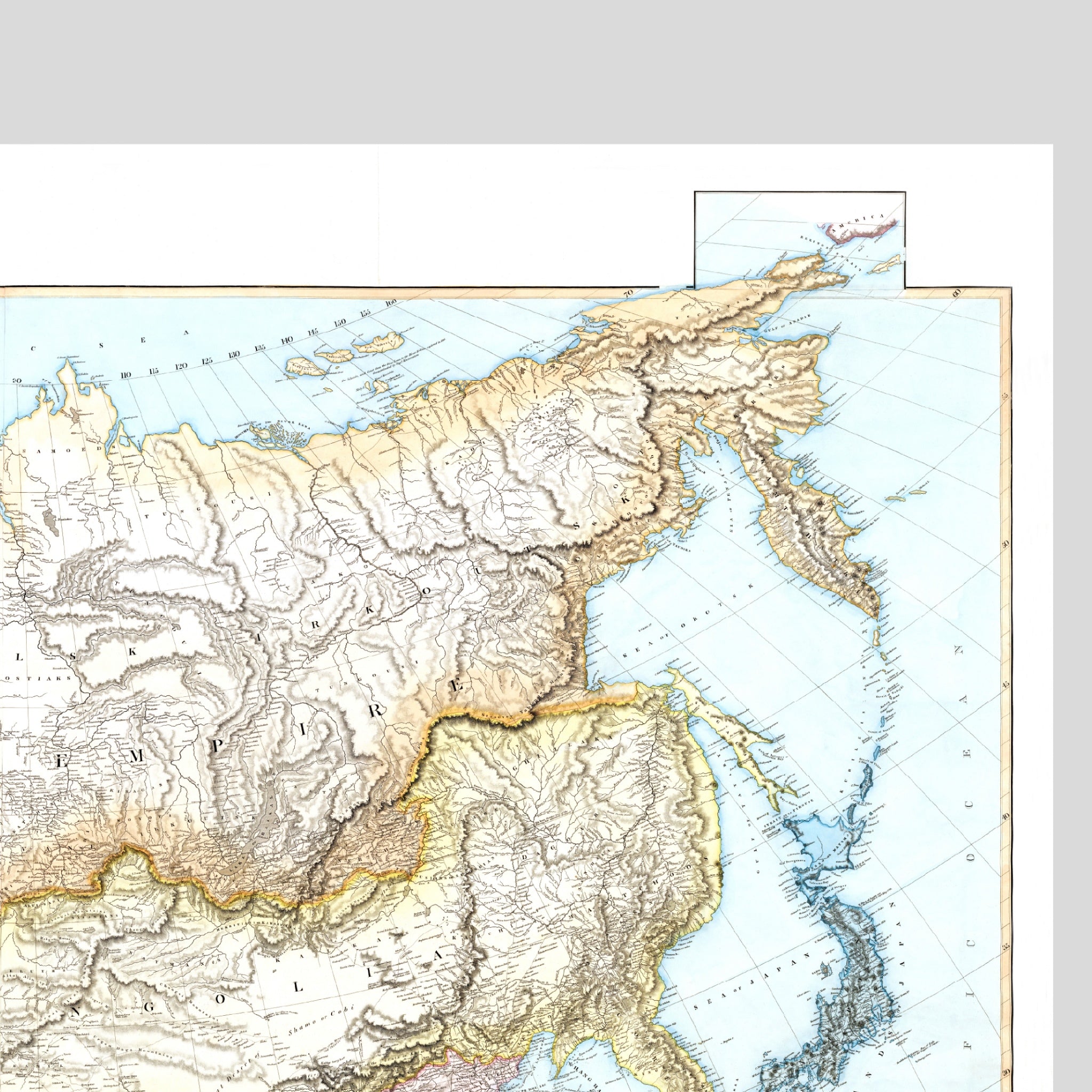 Asia | 1827 | Mapa antiguo