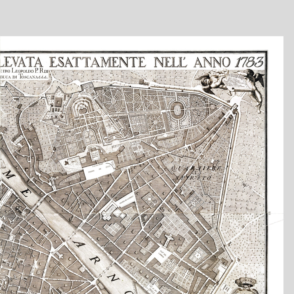 Florenz | Italien | Stadtplan | Vintage Map (Kopie)