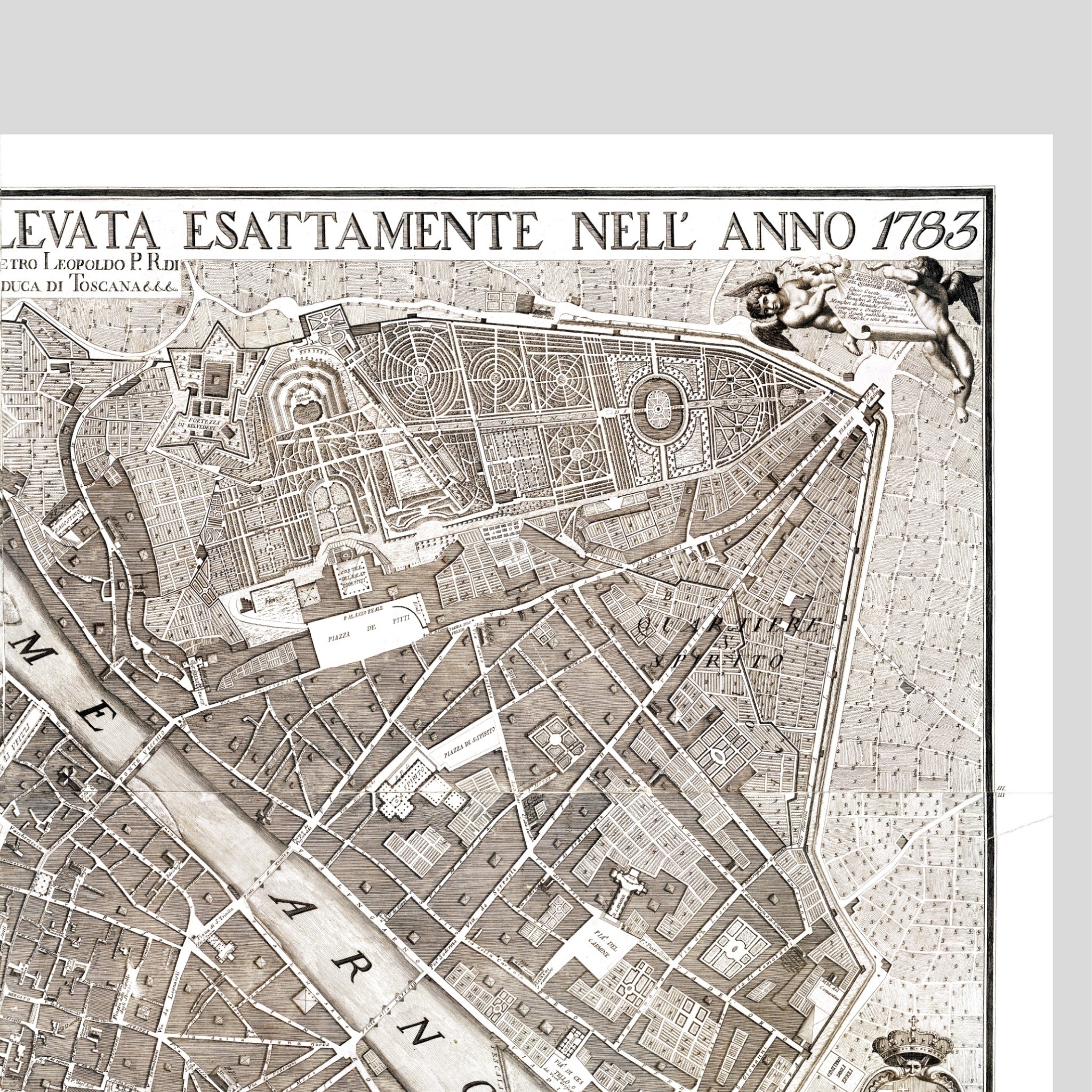 Florenz | Italien | Stadtplan | Vintage Map (Kopie)