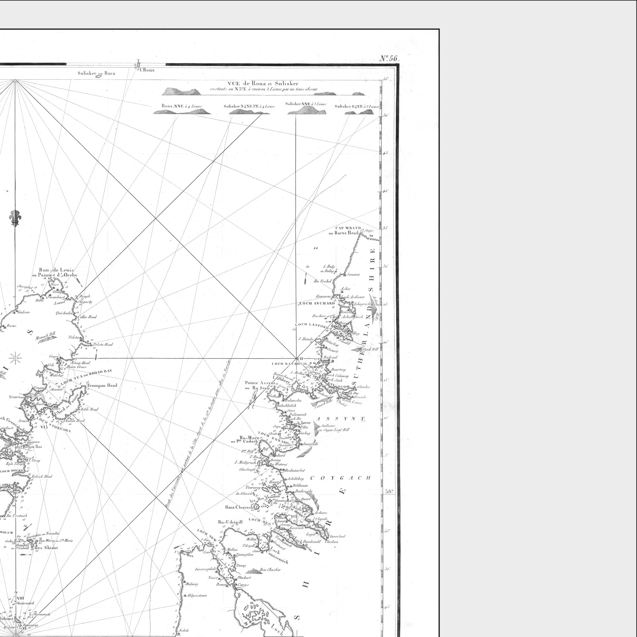 Hebrides Islands | Scotland | Nautical Chart | Map from 1804 | Giclée Print