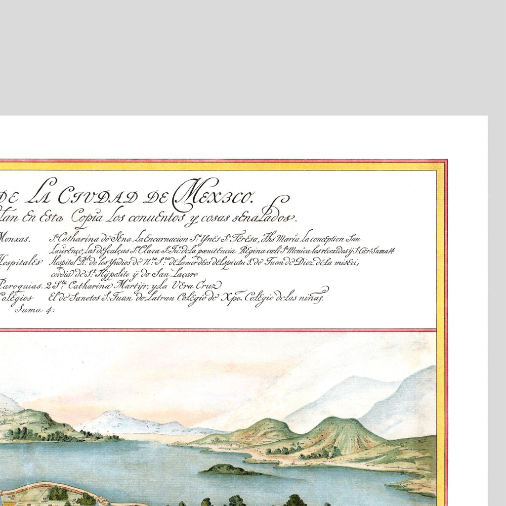 Mexico-City | Mexico | 1628 | Giclée-Druck