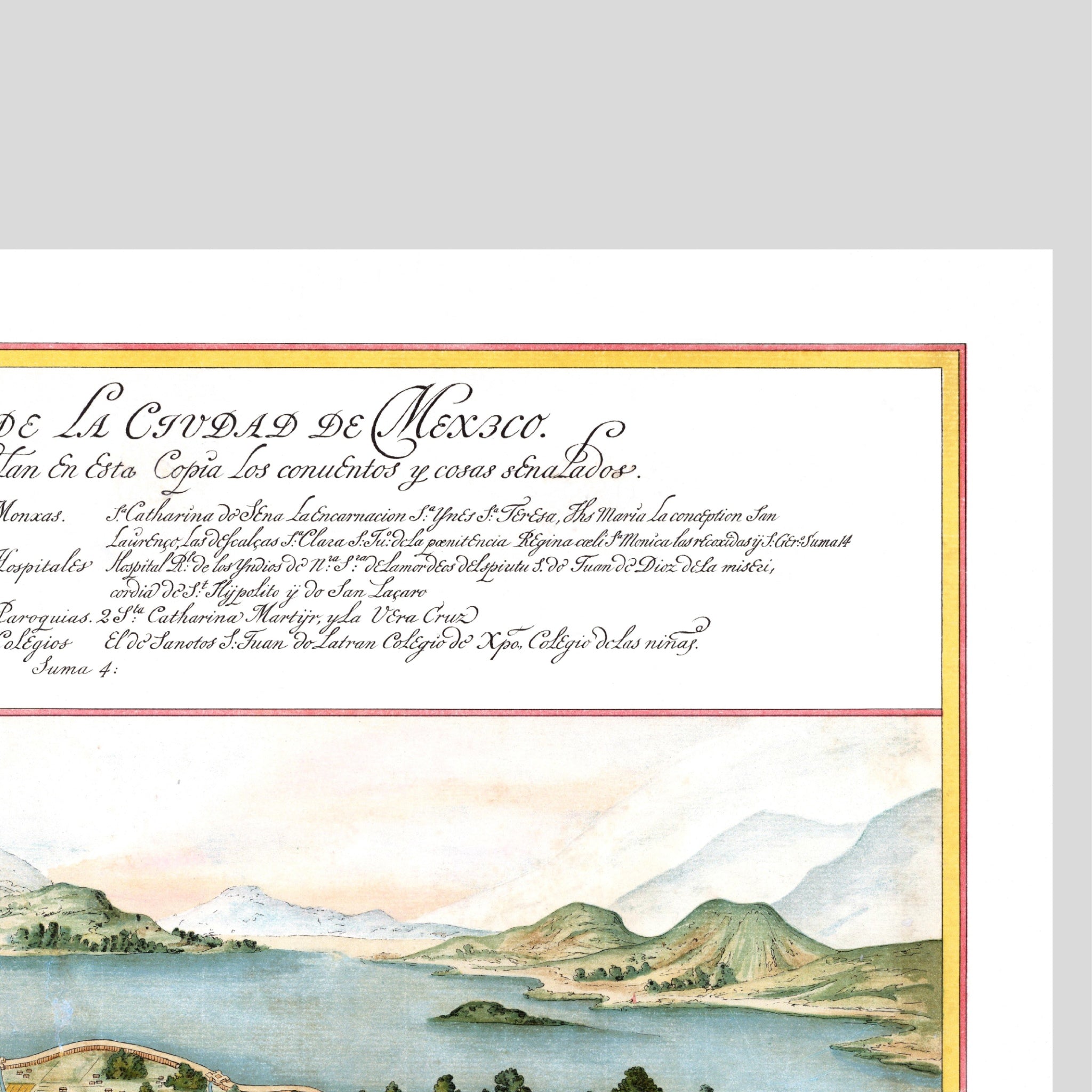 Mexico-City | Mexico | 1628 | Giclée-Druck