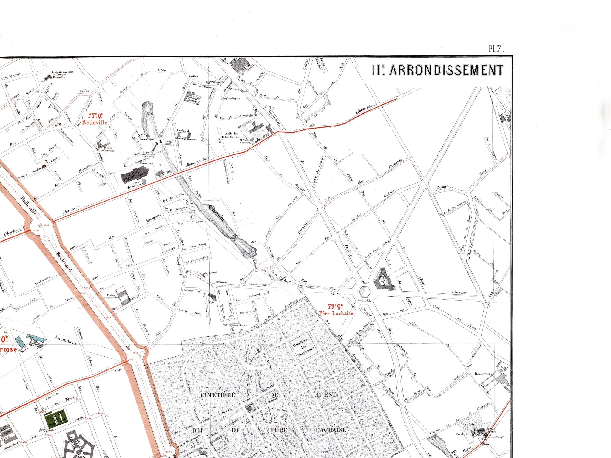 Haussmann | Paris | 12. Arrondissement | Vintage Map