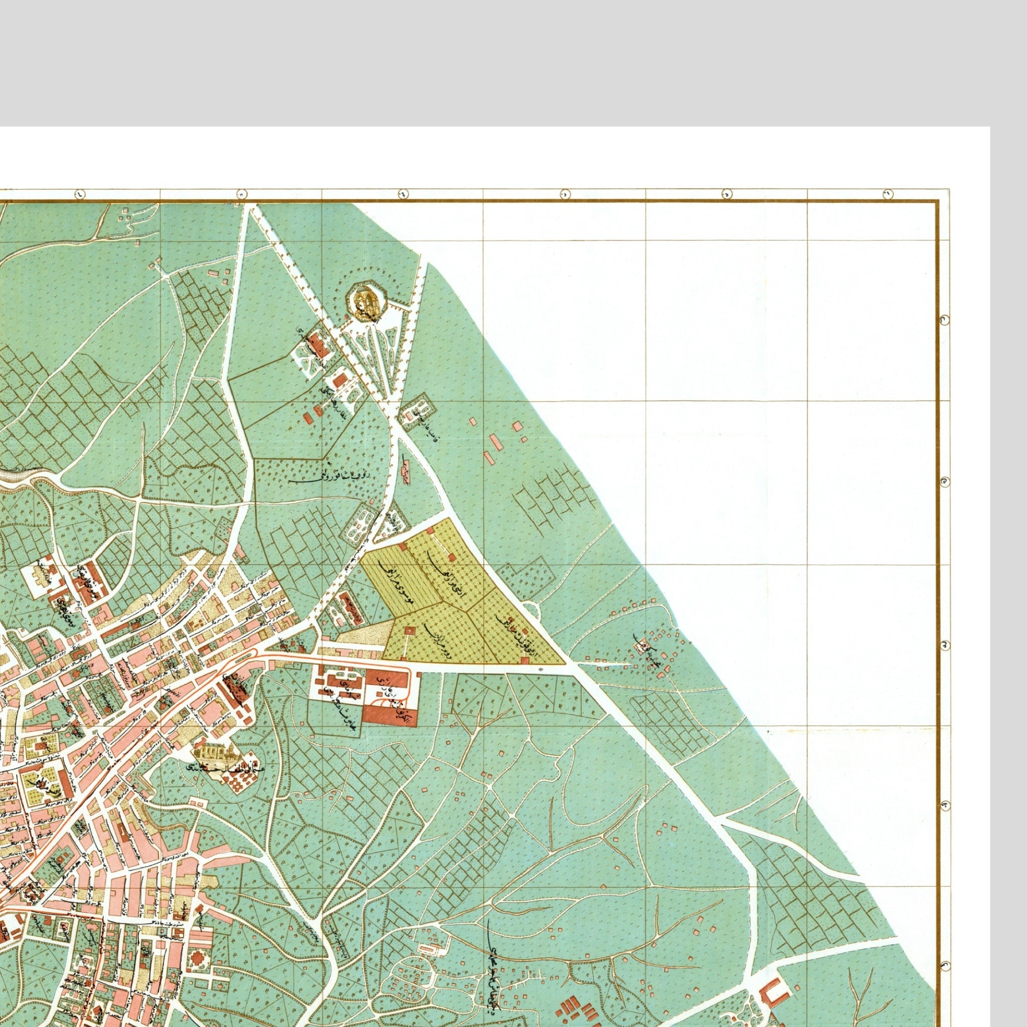 Istanbul | Konstantinopel | Beyoglu | Stadtplan | Vintage Map