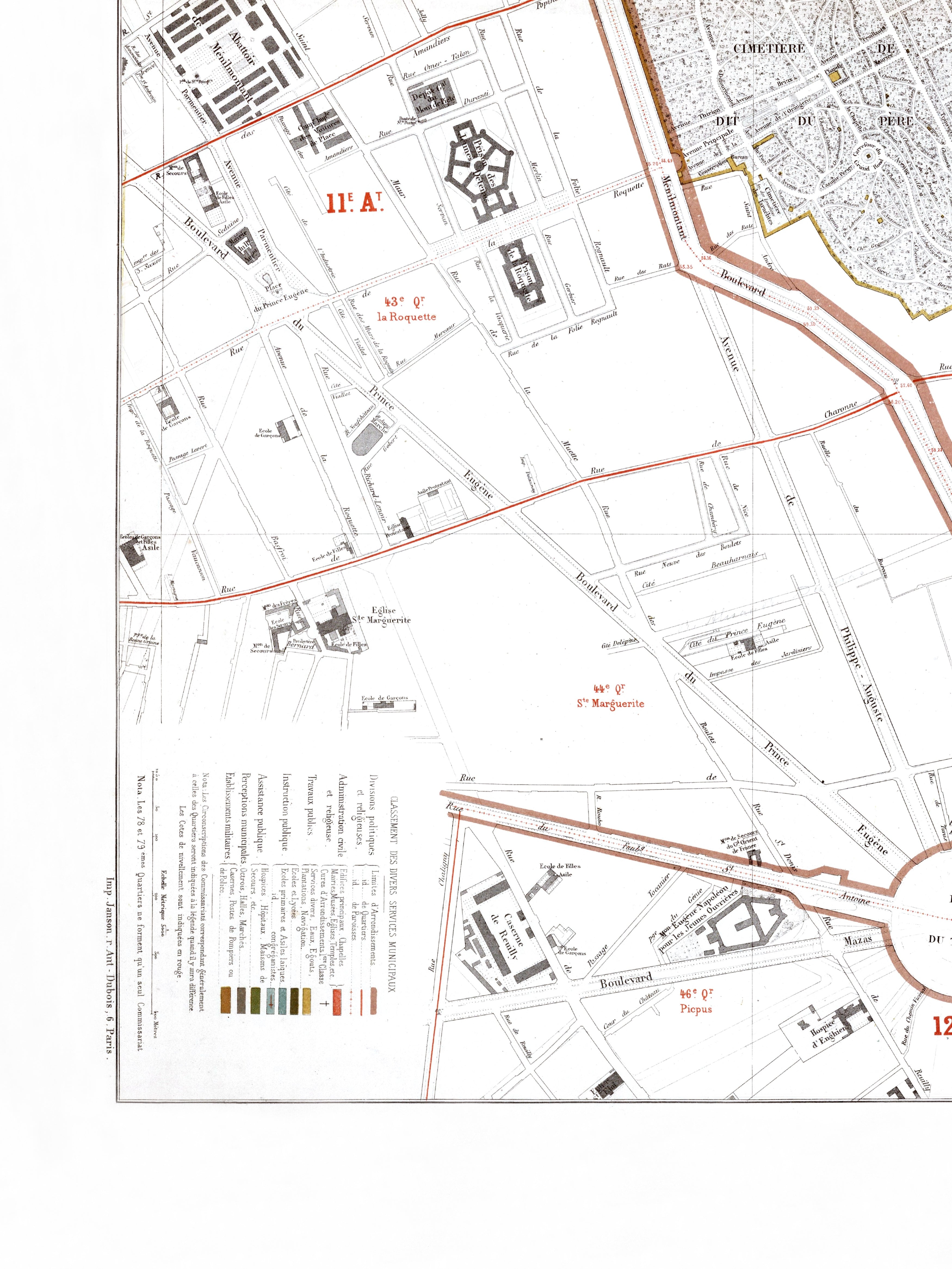 Haussmann | Paris | 16. Arrondissement | Vintage Map
