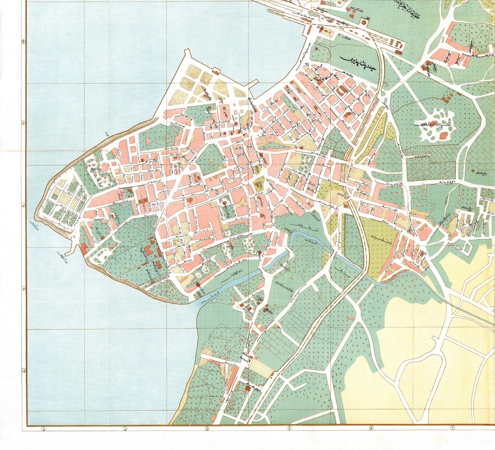 Istanbul | Konstantinopel | Üsküdar | Stadtplan | Vintage Map