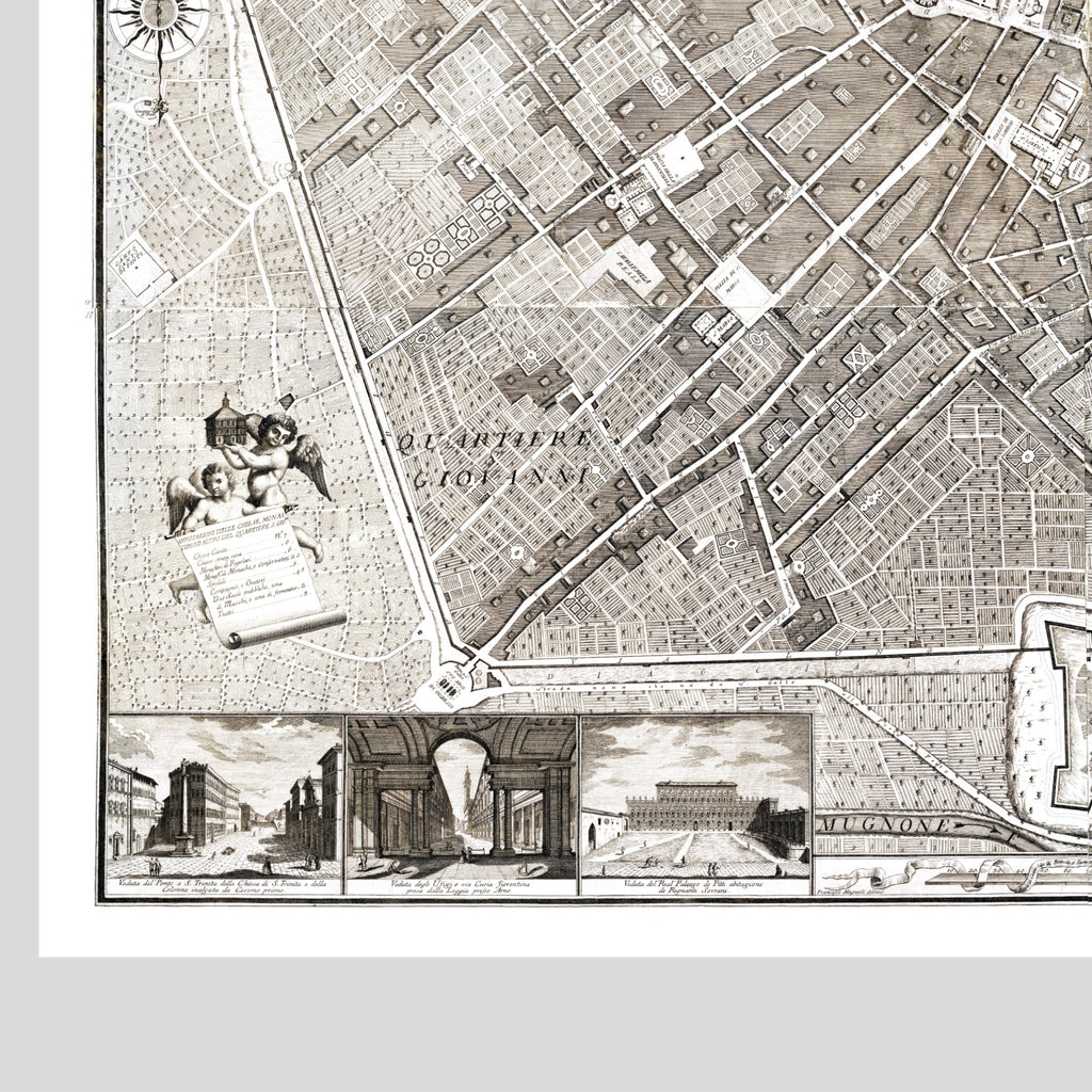 Florenz | Italien | Stadtplan | Vintage Map (Kopie)