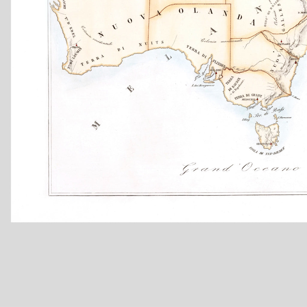 Kirchenatlas | Sydney | Australien | Vintage Map
