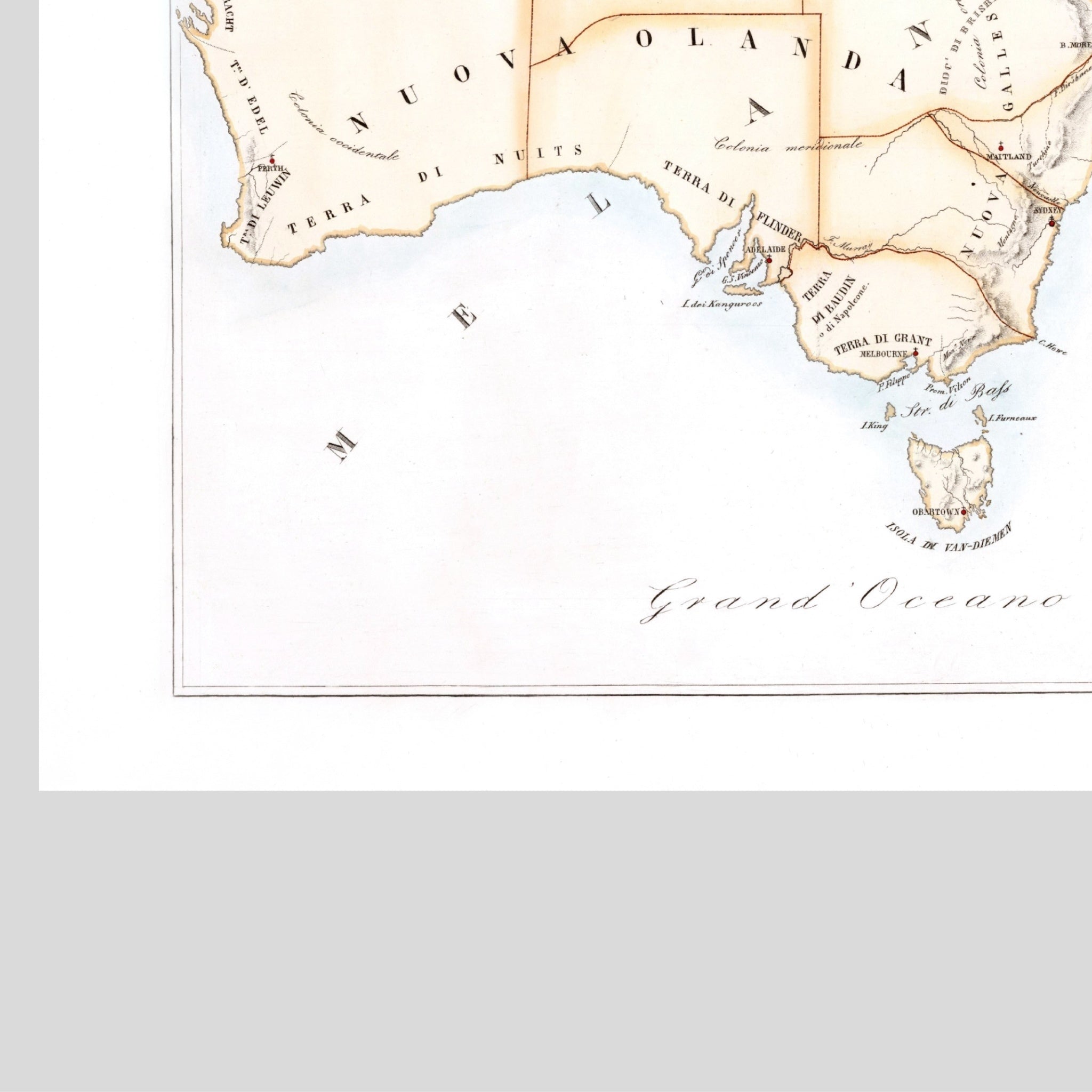 Kirchenatlas | Sydney | Australien | Vintage Map