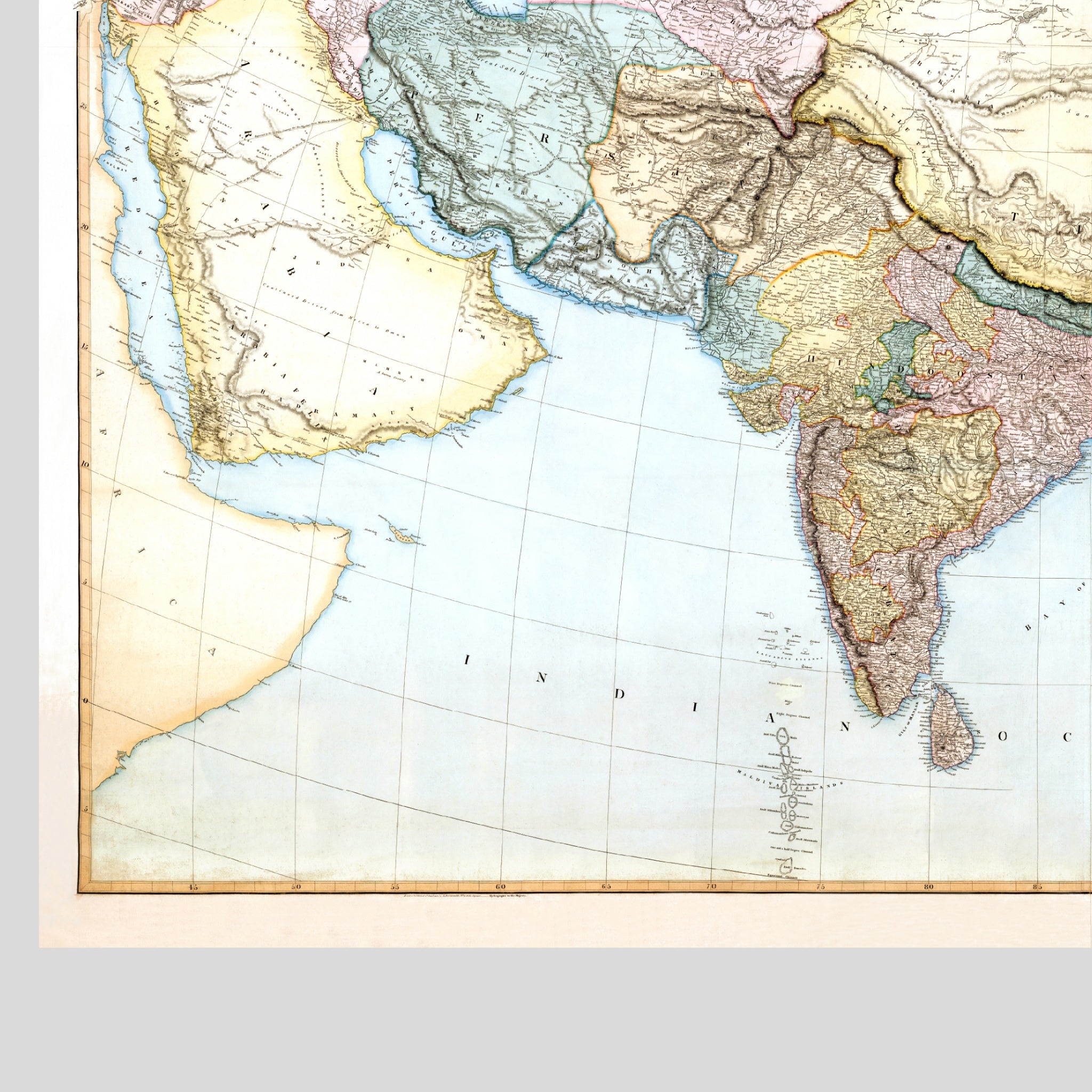 Asia | 1827 | Mapa antiguo