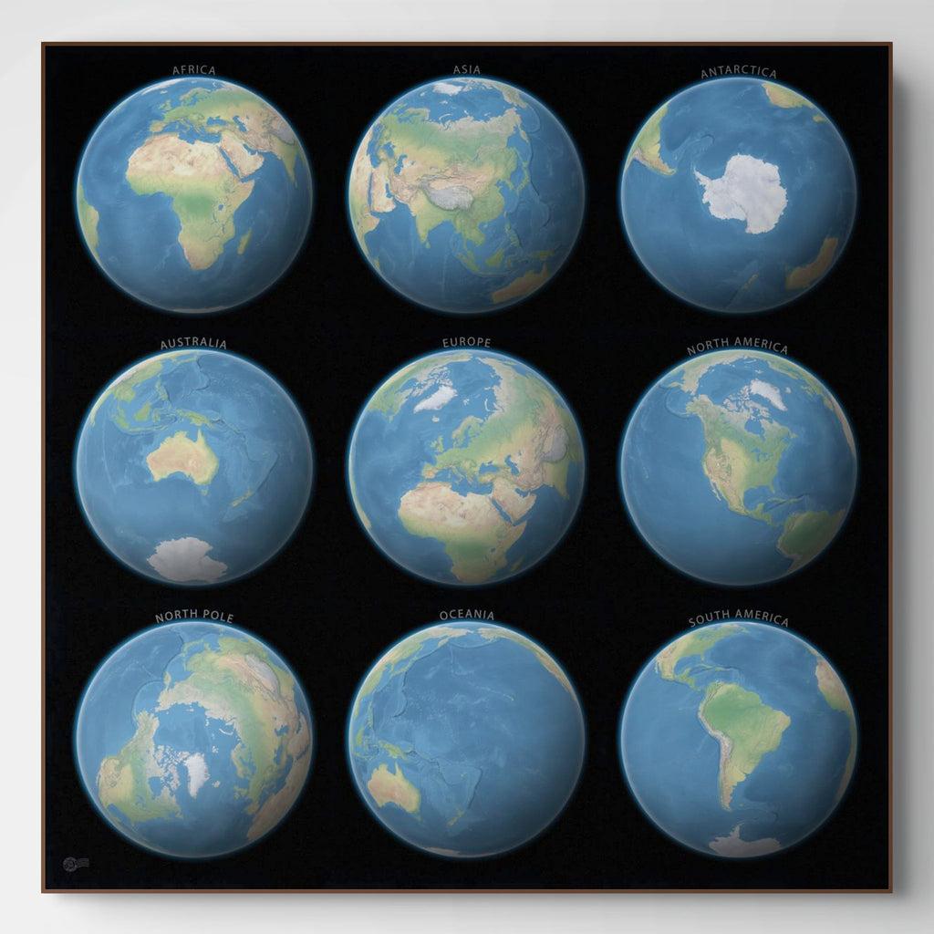 La Tierra desde el espacio | 2025 | Impresión Giclée