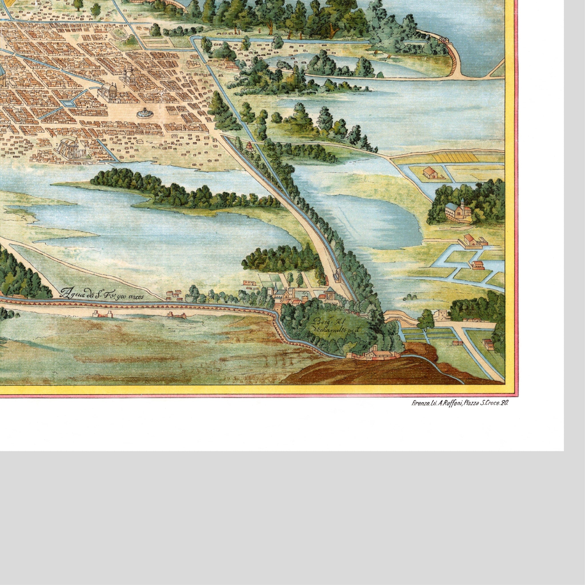 Mexico-City | Mexico | 1628 | Giclée-Druck