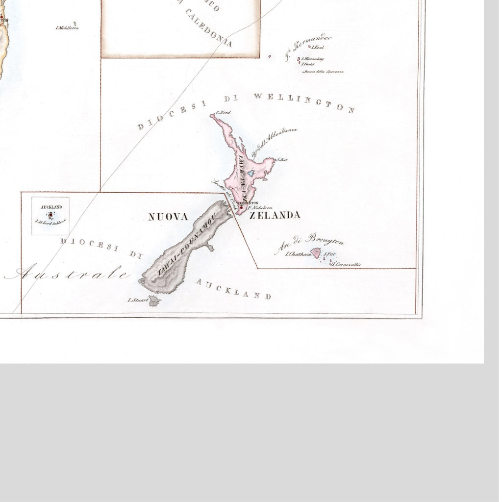 Kirchenatlas | Sydney | Australien | Vintage Map