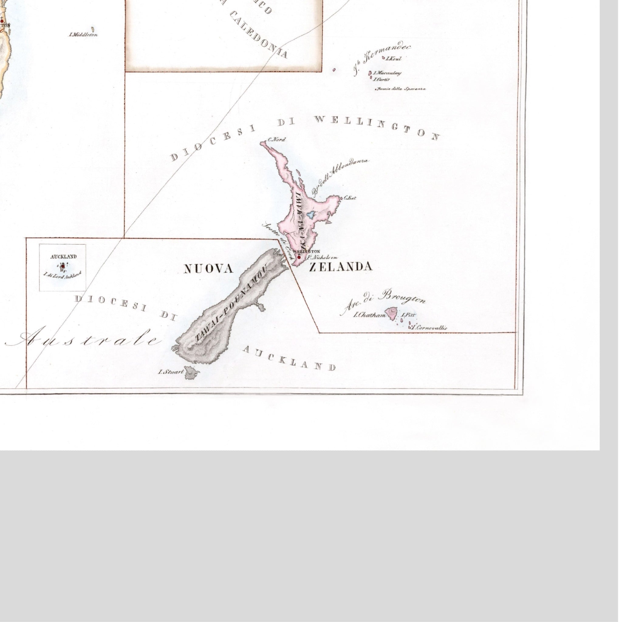 Kirchenatlas | Sydney | Australien | Vintage Map