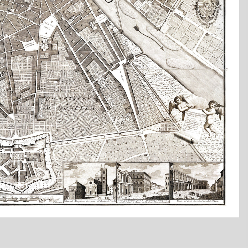 Florenz | Italien | Stadtplan | Vintage Map (Kopie)