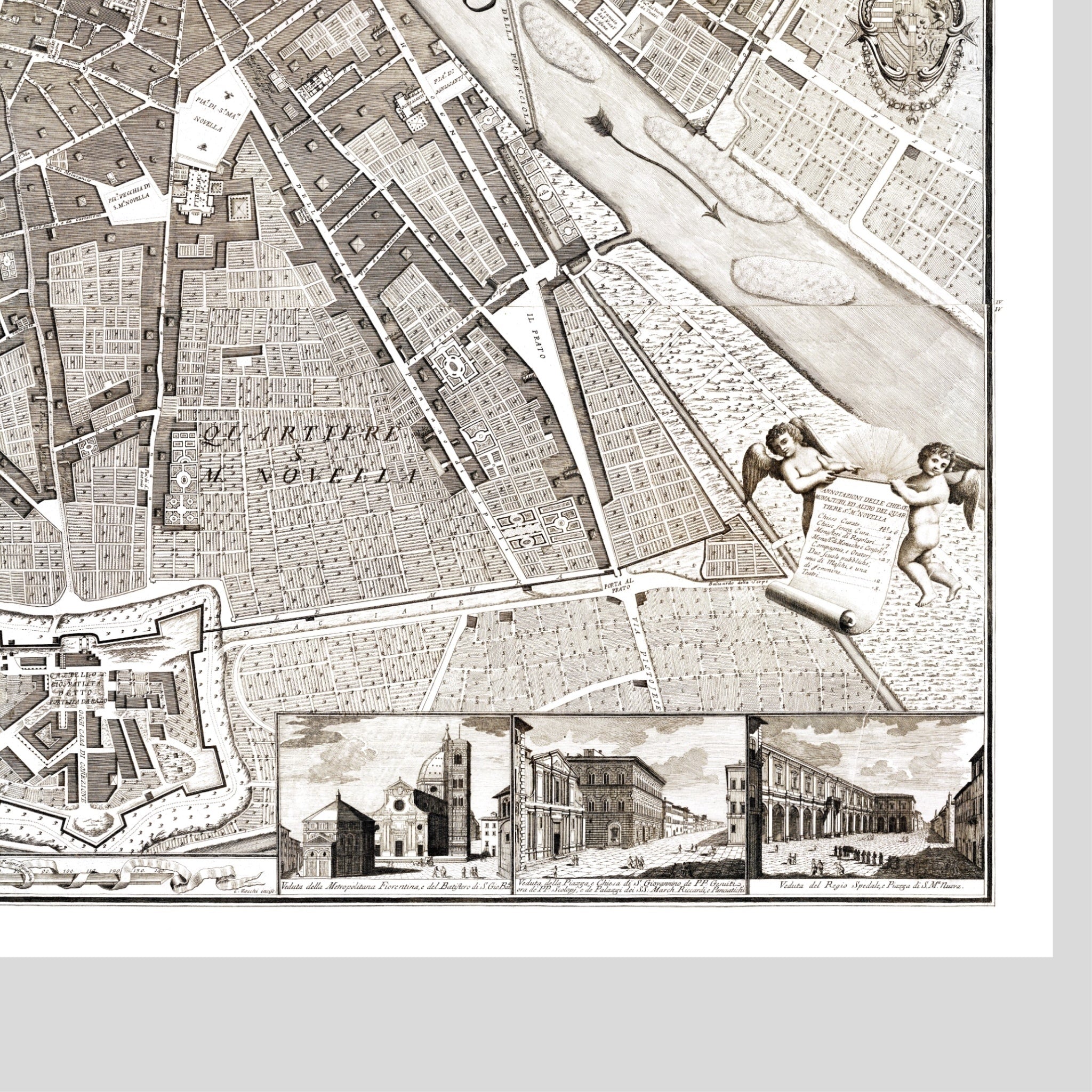 Florenz | Italien | Stadtplan | Vintage Map (Kopie)