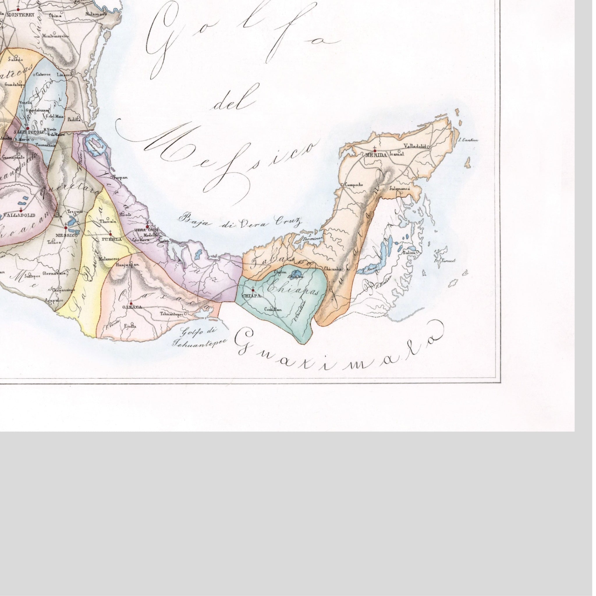 Kirchenatlas | Mexico | Vintage Map