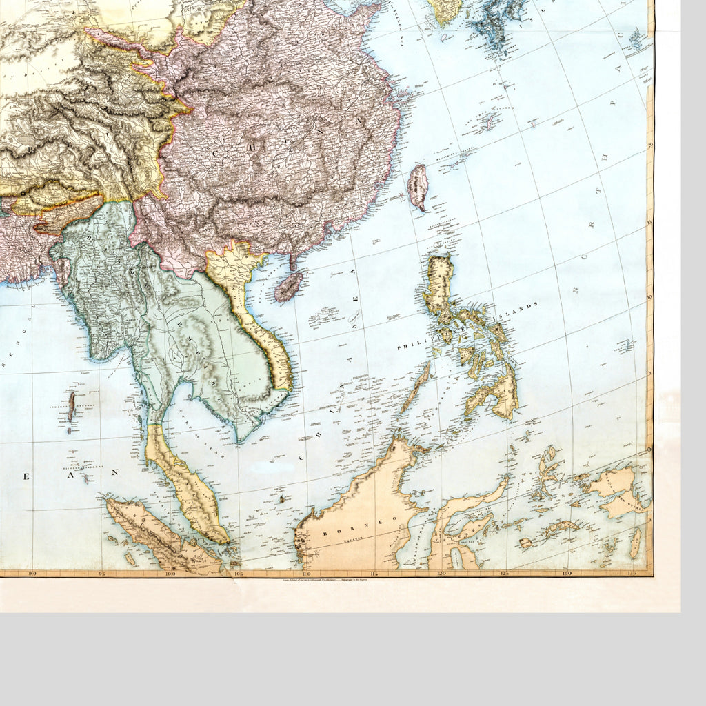 Asia | 1827 | Mapa antiguo