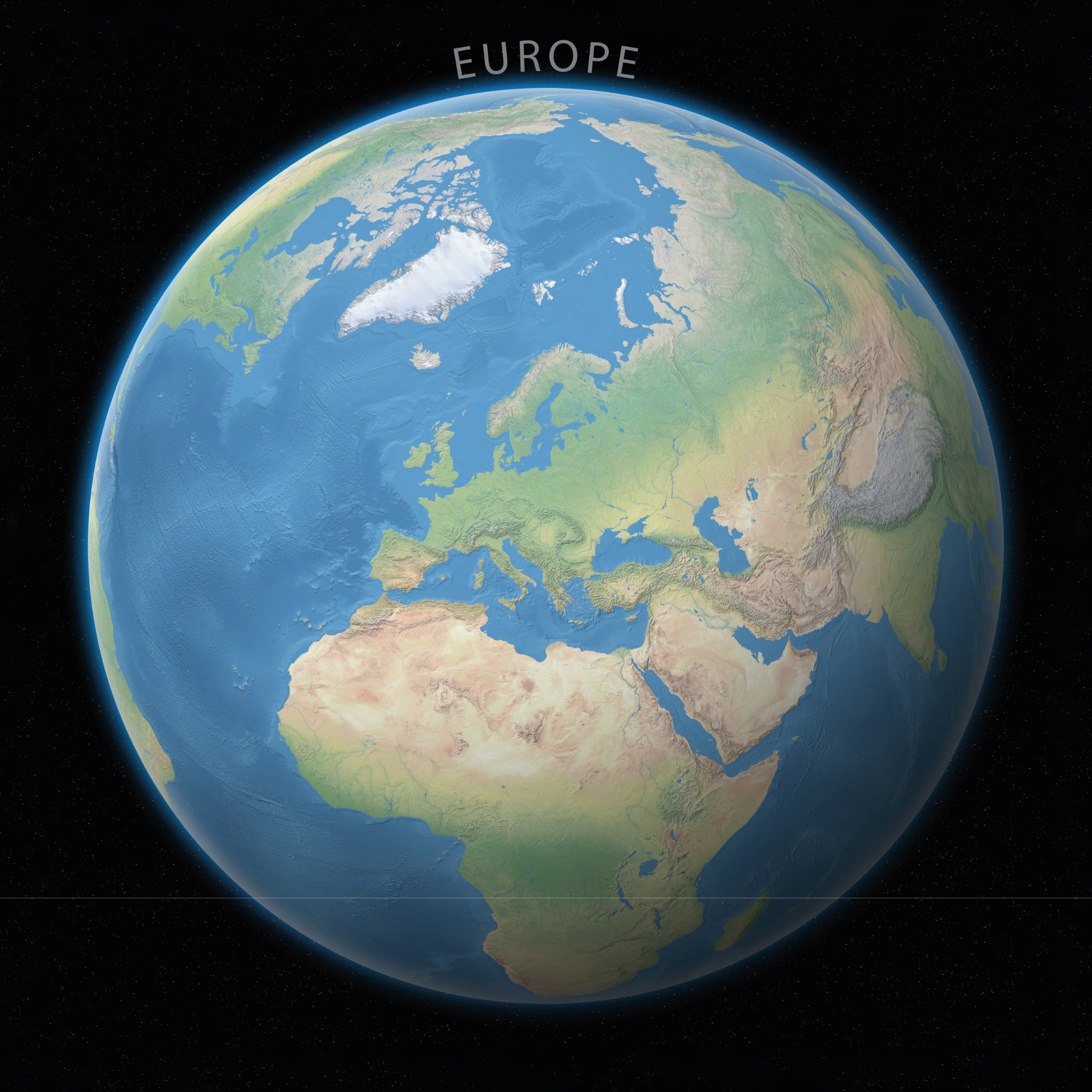 La Tierra desde el espacio | 2025 | Impresión Giclée