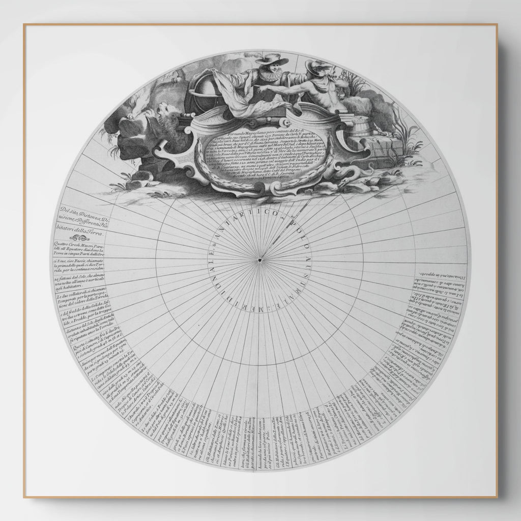 Antarktis | Südpol | Globus | 1688 | Giclée-Druck (Kopie)
