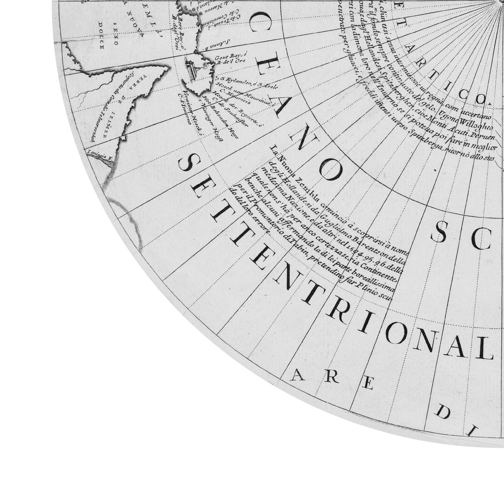 Arktis | Nordpol | Globus | 1688 | Giclée-Druck