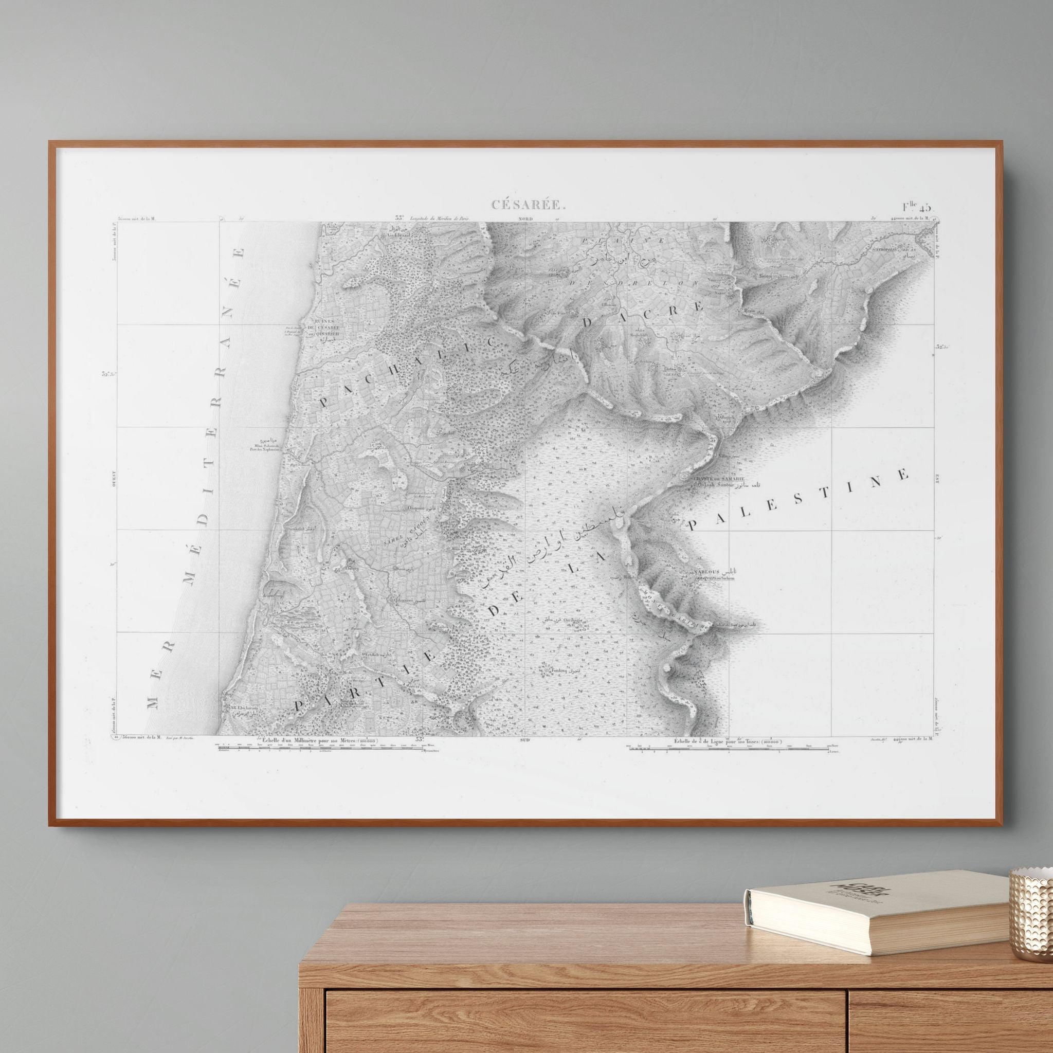 Palästina | Cesarea | Osmanisches Reich | Vintage Print