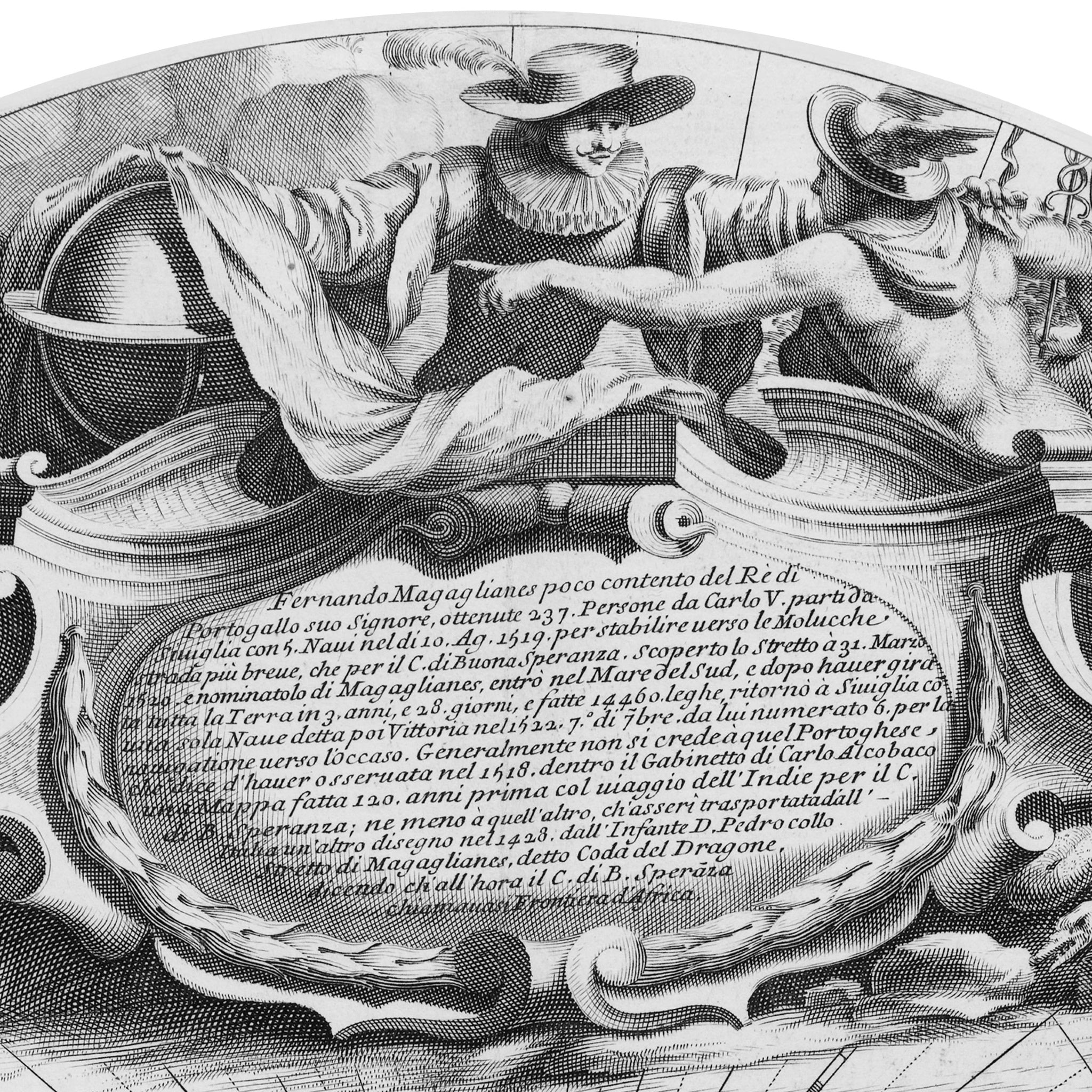 Antarktis | Südpol | Globus | 1688 | Giclée-Druck (Kopie)