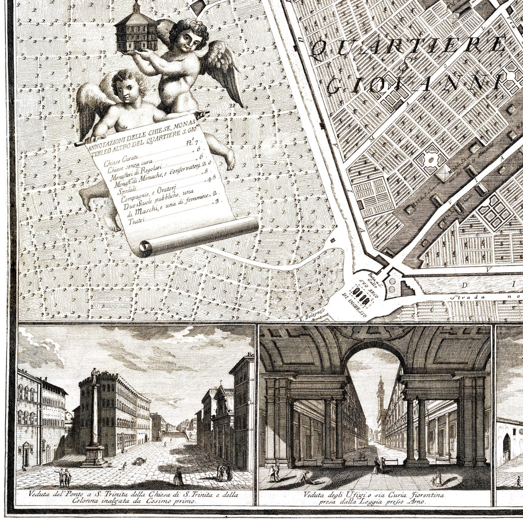 Florenz | Italien | Stadtplan | Vintage Map (Kopie)
