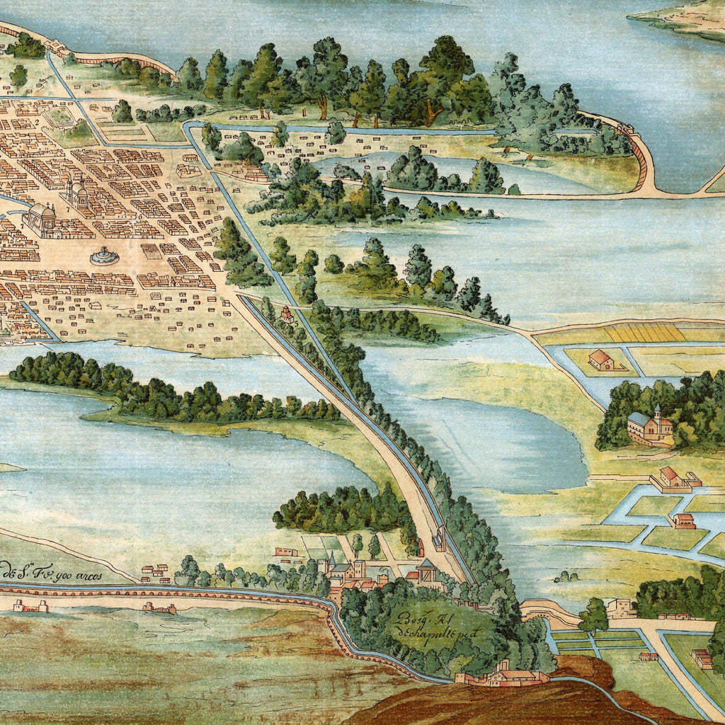 Mexico-City | Mexico | 1628 | Giclée-Druck