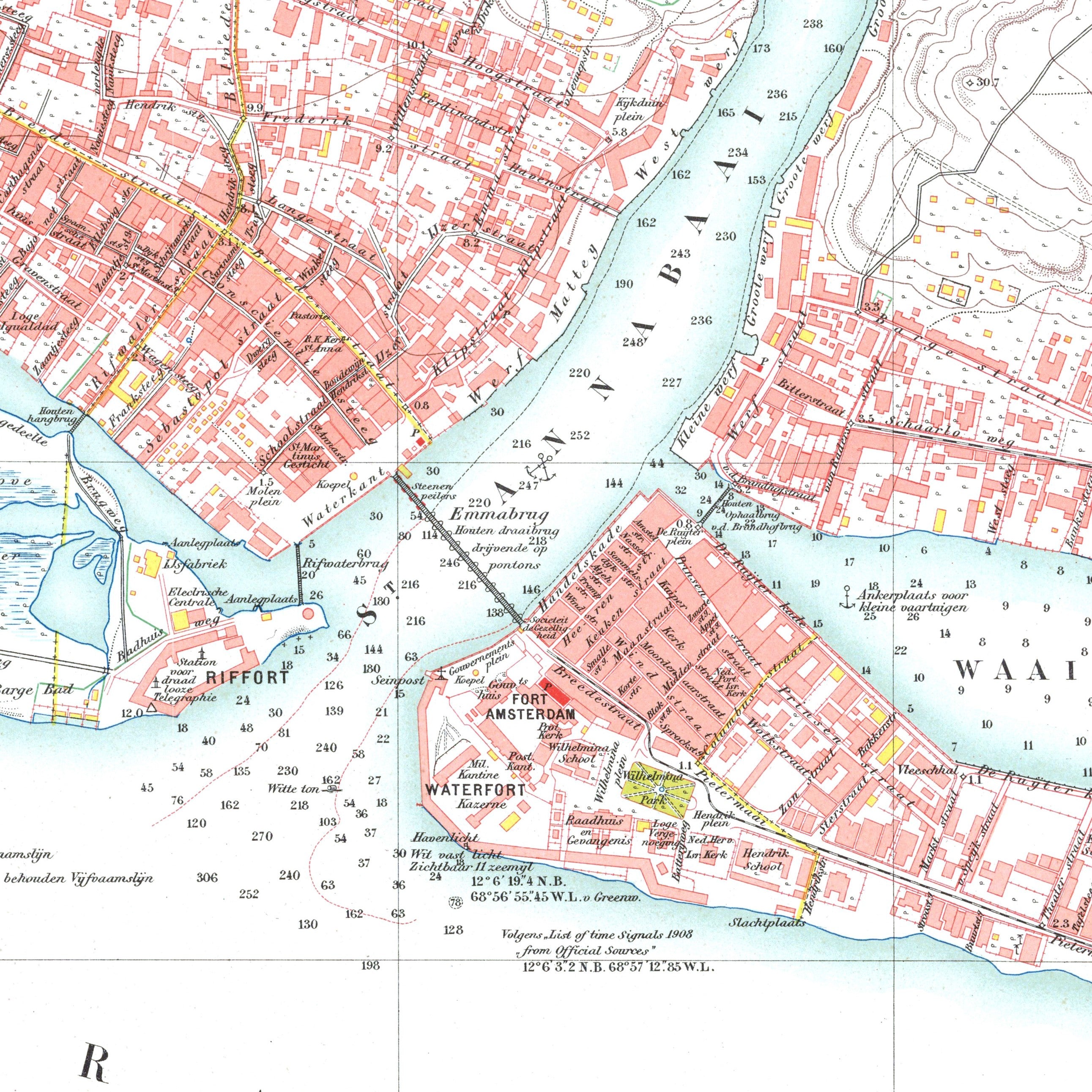 Curacao | Willemstad | Landkarte | 1912 | Giclée-Druck