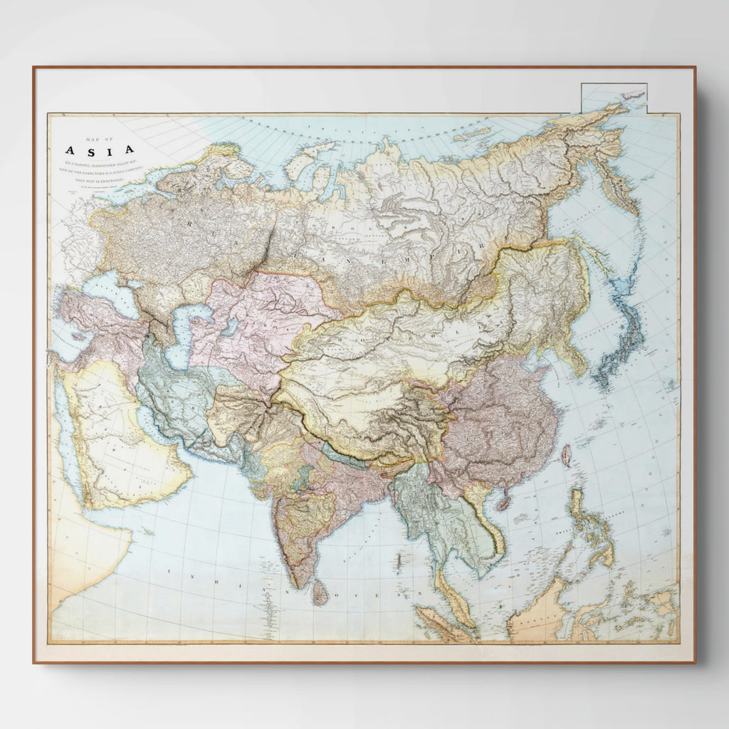 Asia | 1827 | Mapa antiguo