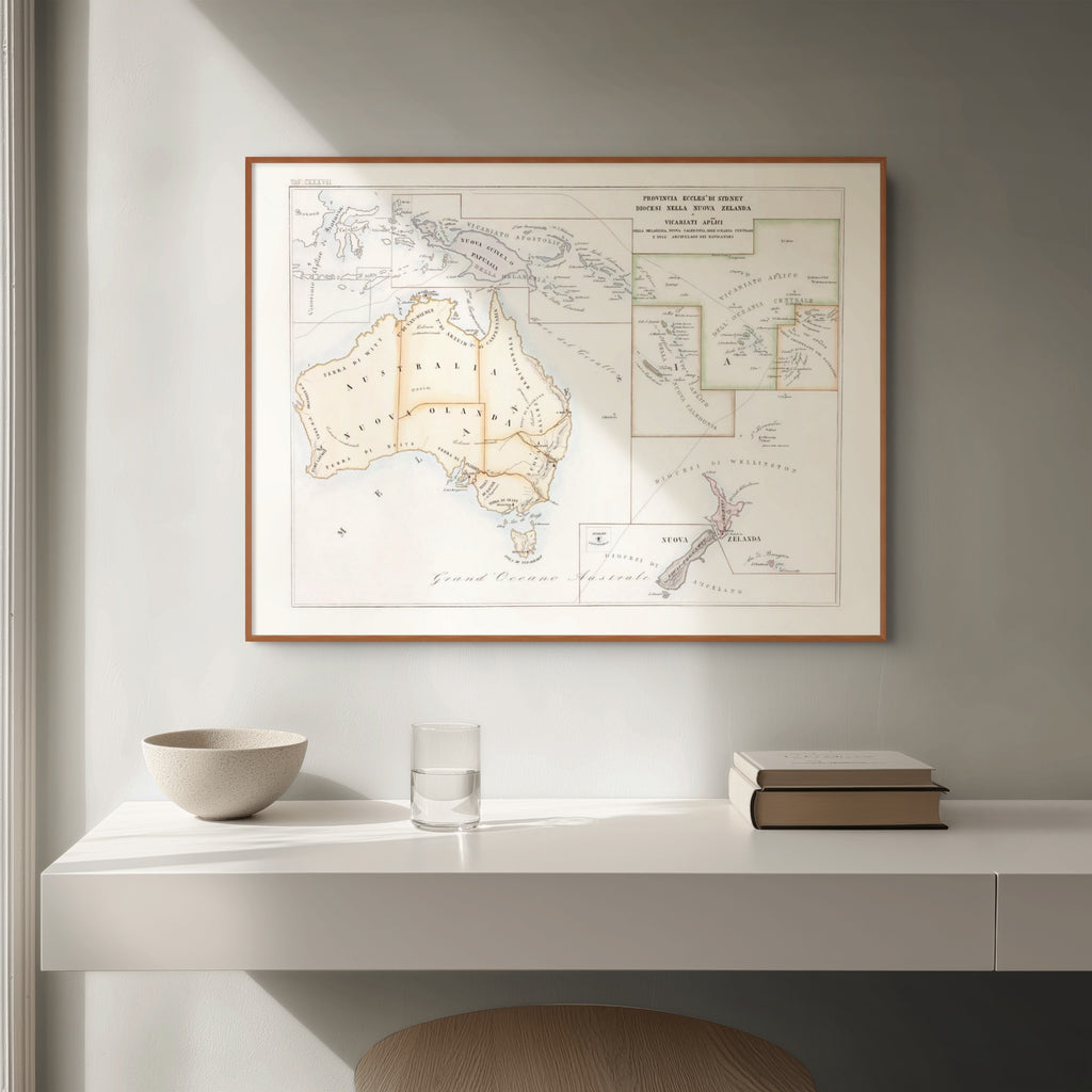 Kirchenatlas | Sydney | Australien | Vintage Map